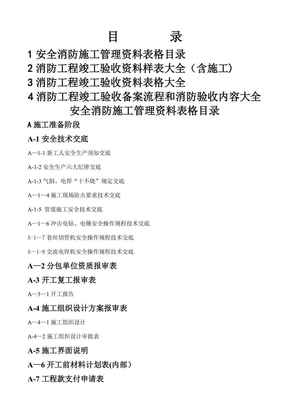 建筑消防工程竣工验收资料大全_第2页