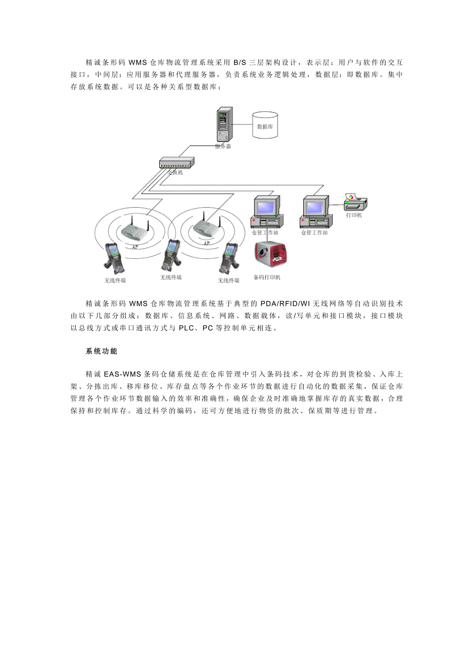 条形码WMS仓库物流管理系统解决方案_第2页