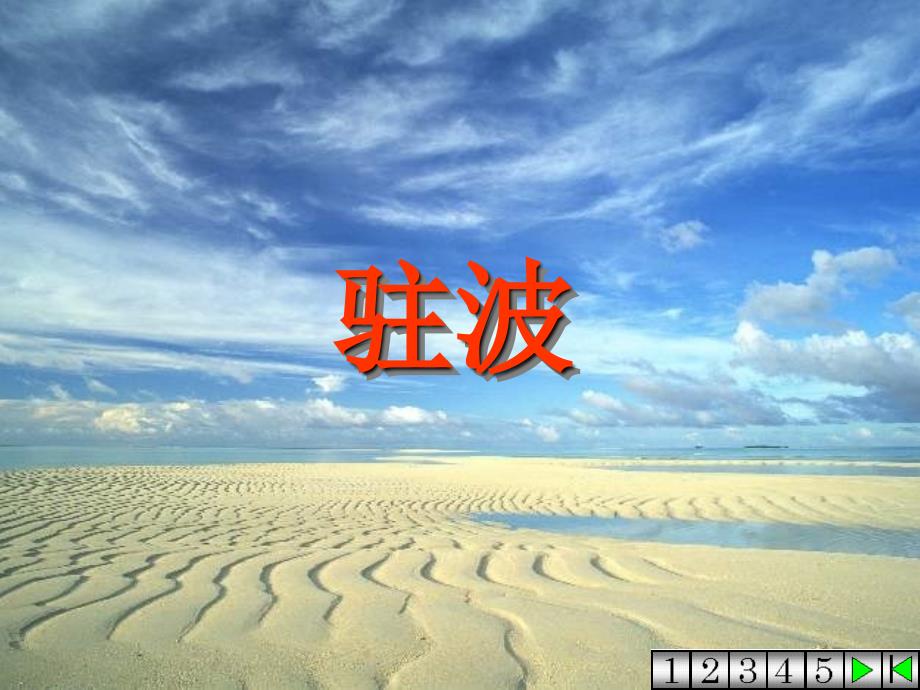 高中物理奥林匹克竞赛专题驻波_第1页