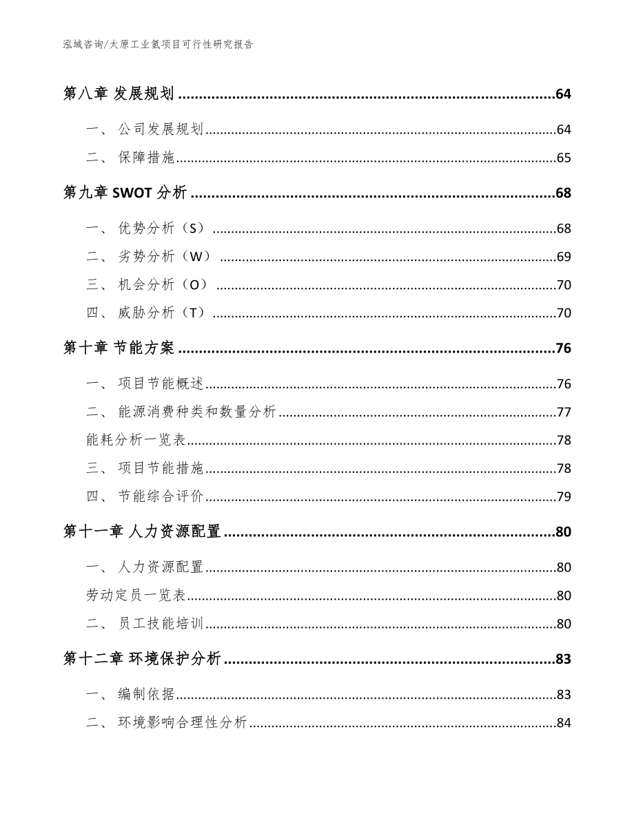 太原工业氢项目可行性研究报告_第4页