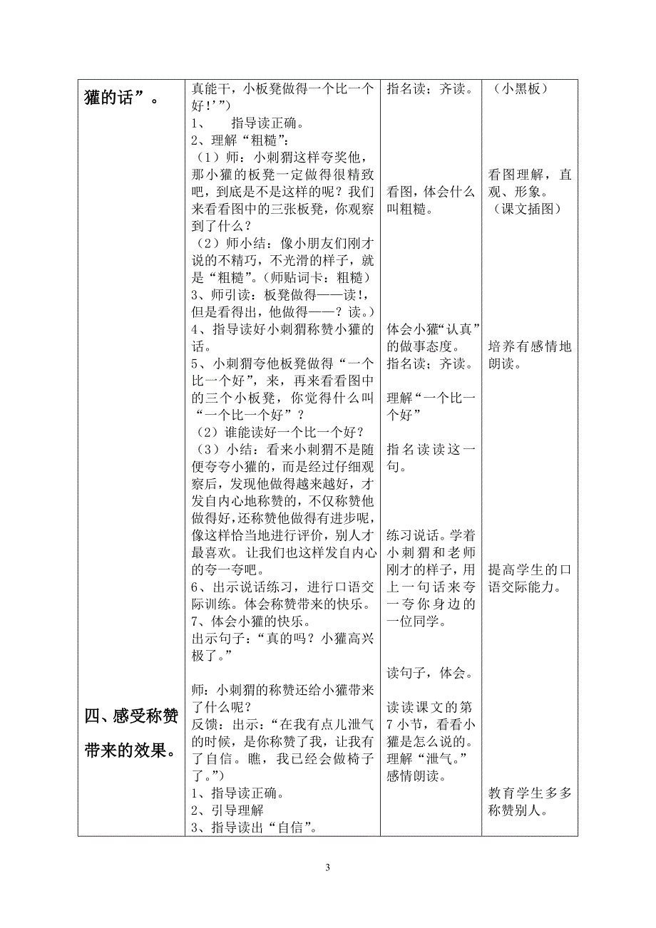 公开课《称赞》教学设计[1].doc_第3页