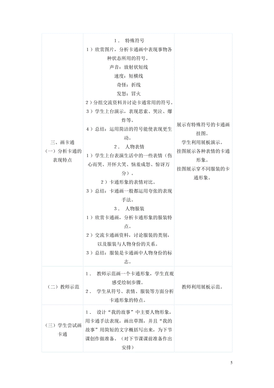 湘教版初中美术七年级上册精品教案全册.doc_第5页