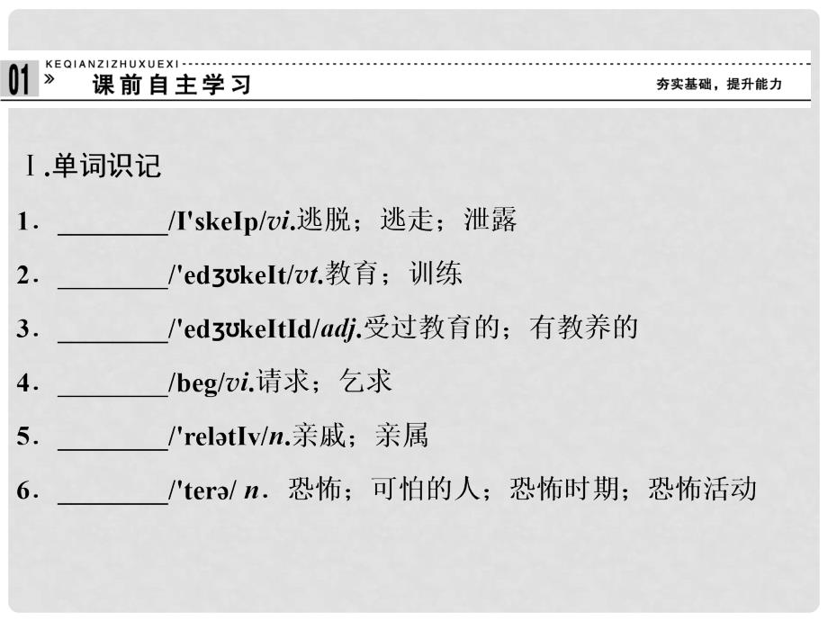 高中英语 Unit 5 Nelson Mandela—a modern heroPeriod 2课件 新人教版必修1_第2页