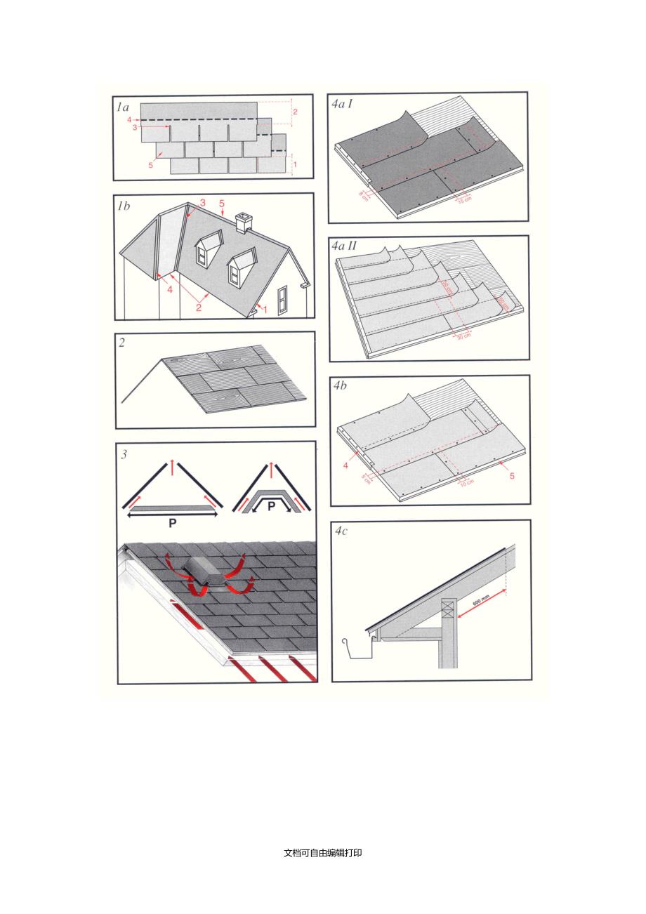 沥青瓦油毡瓦施工工艺安装手册_第3页