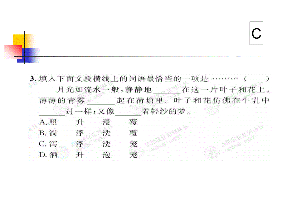 《荷塘月色》练习题解析_第4页