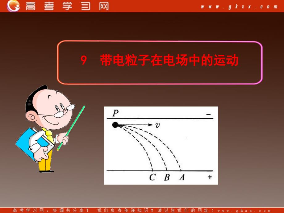 高中物理《 带电粒子在电场中的运动》课件 （新人教版选修3-1）_第2页