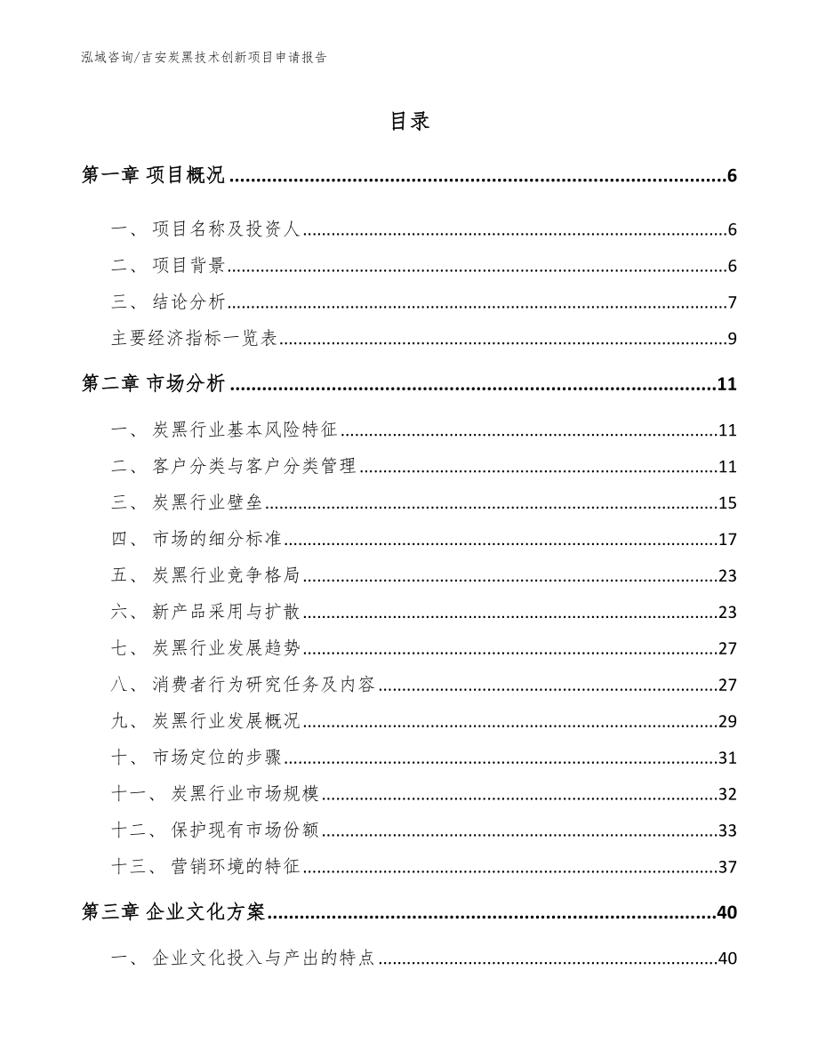 吉安炭黑技术创新项目申请报告_第2页