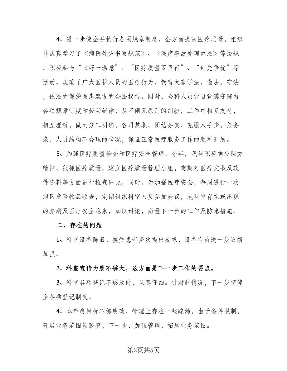 眼科医生2023年工作总结标准样本（二篇）.doc_第2页