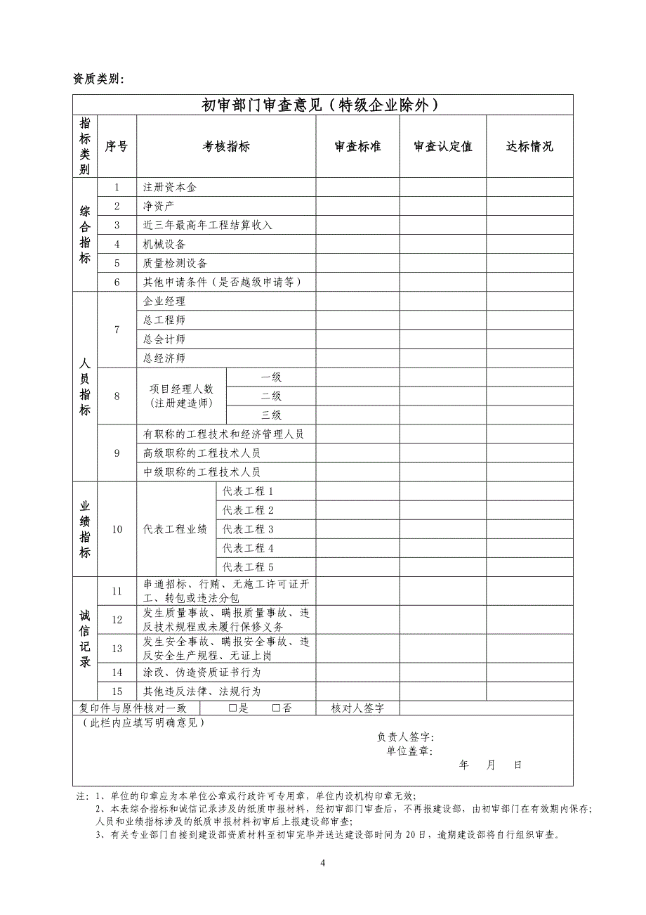 建筑业企业资质申请表96551574_第4页