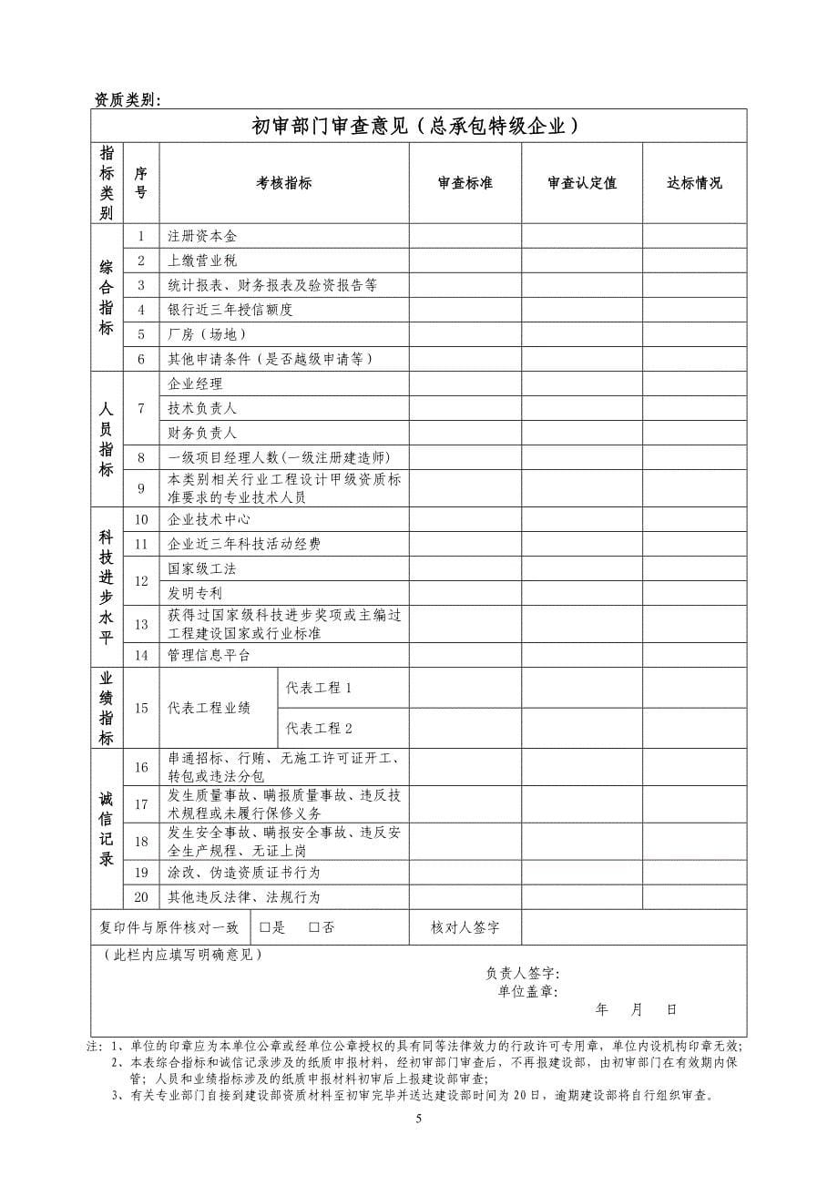 建筑业企业资质申请表96551574_第5页