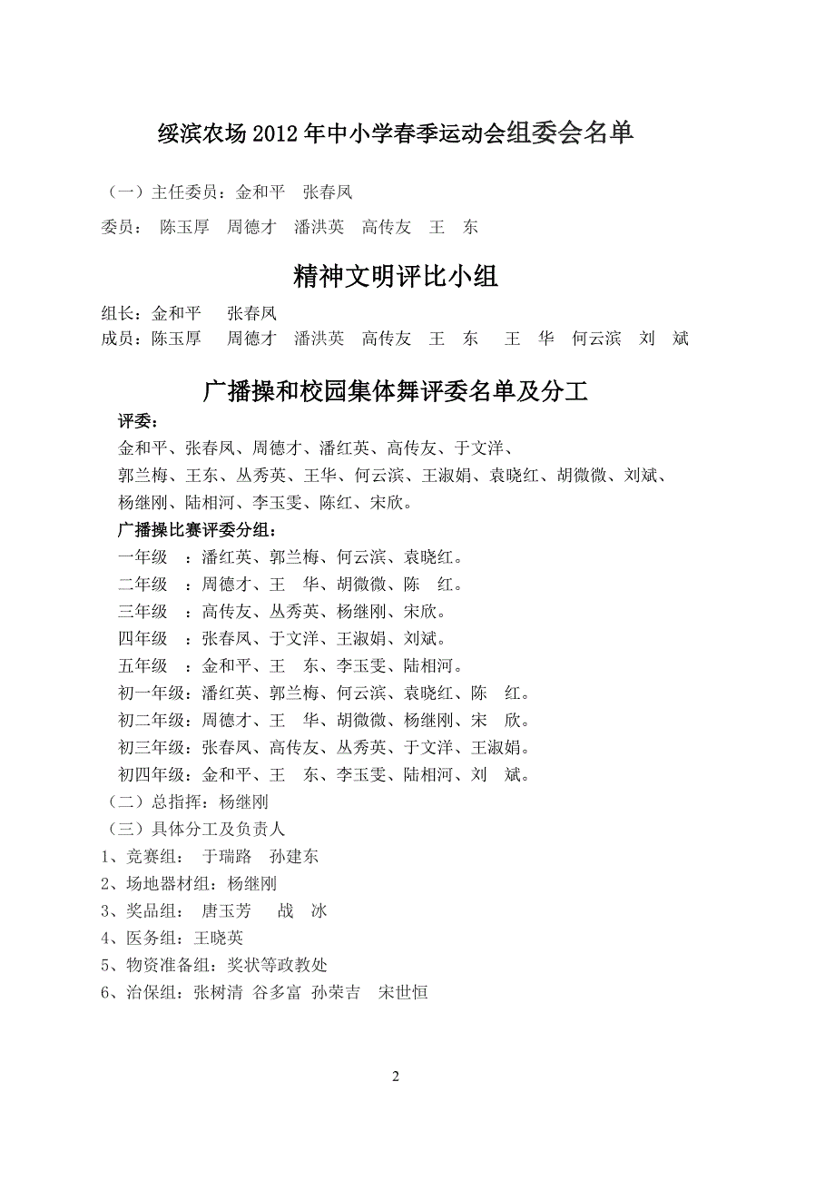 运动会程序册_第2页