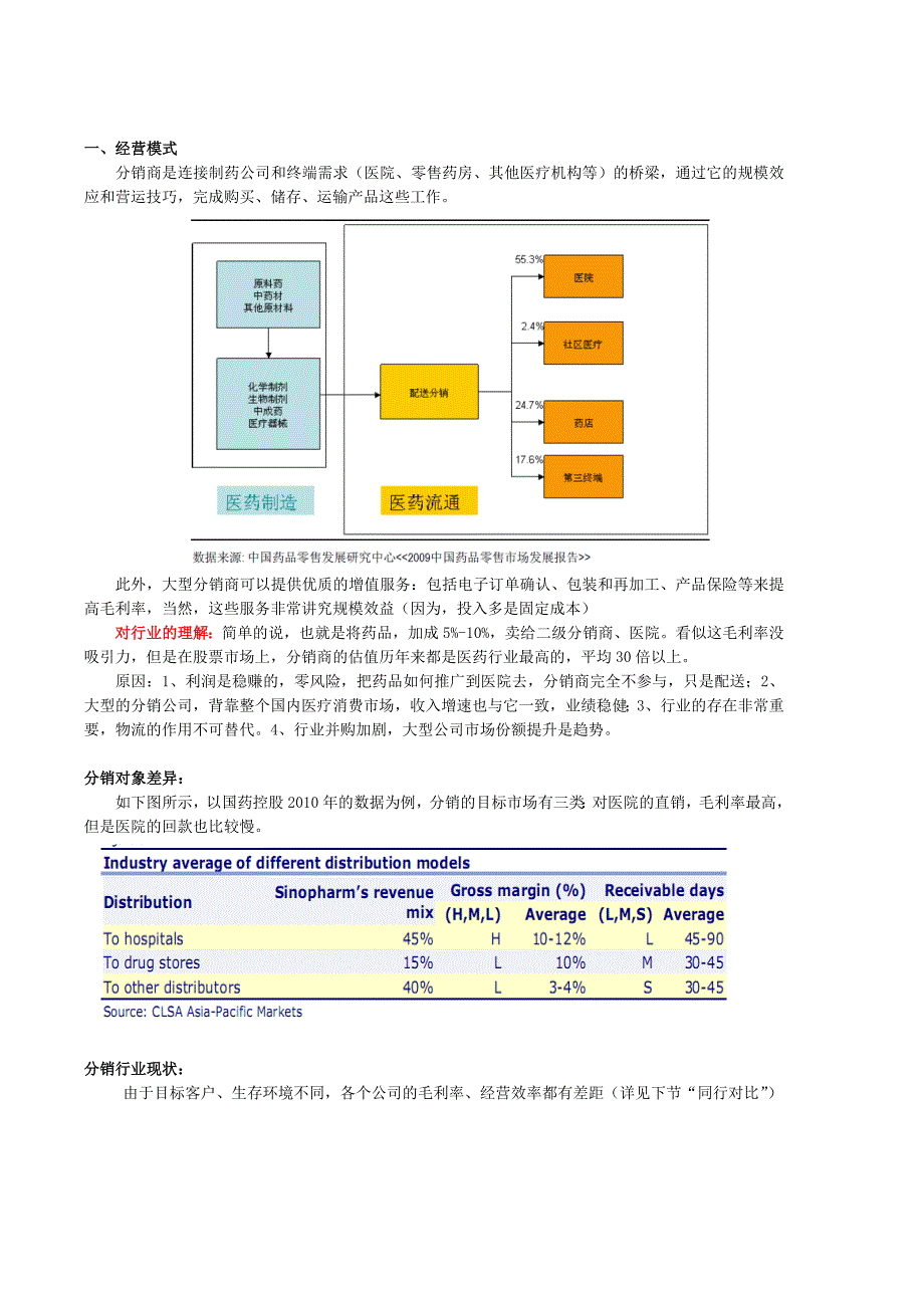 中国医药分销行业研究报告_第2页