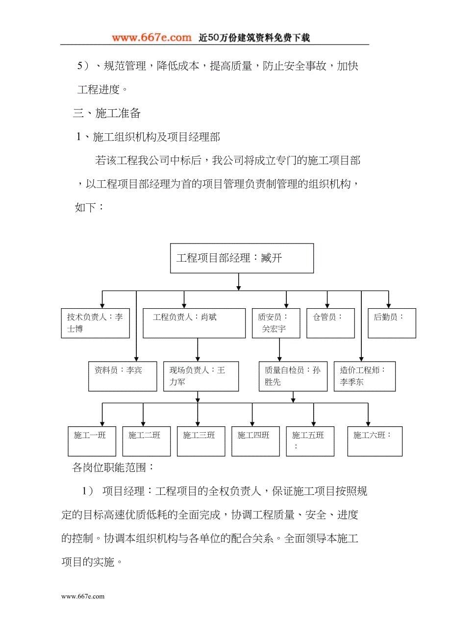 山东某住宅小区(PE)管道直饮水工程施工组织设计（天选打工人）.docx_第5页