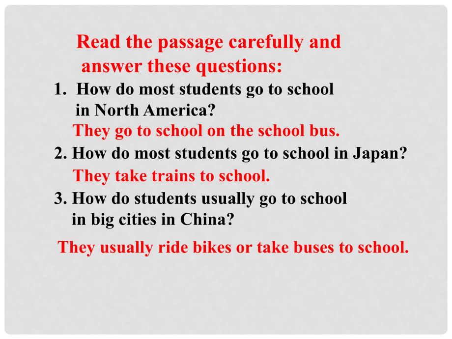 浙江省瑞安市新华中学八年级英语《Unit4 How do you get to school？》课件四 浙教版_第4页