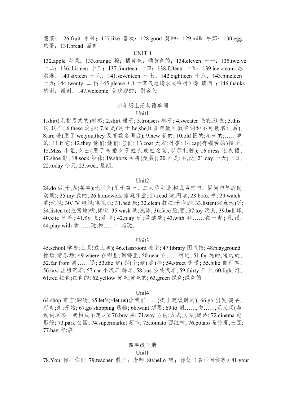 小学三至六年级单词汇总(2014版本)_第2页