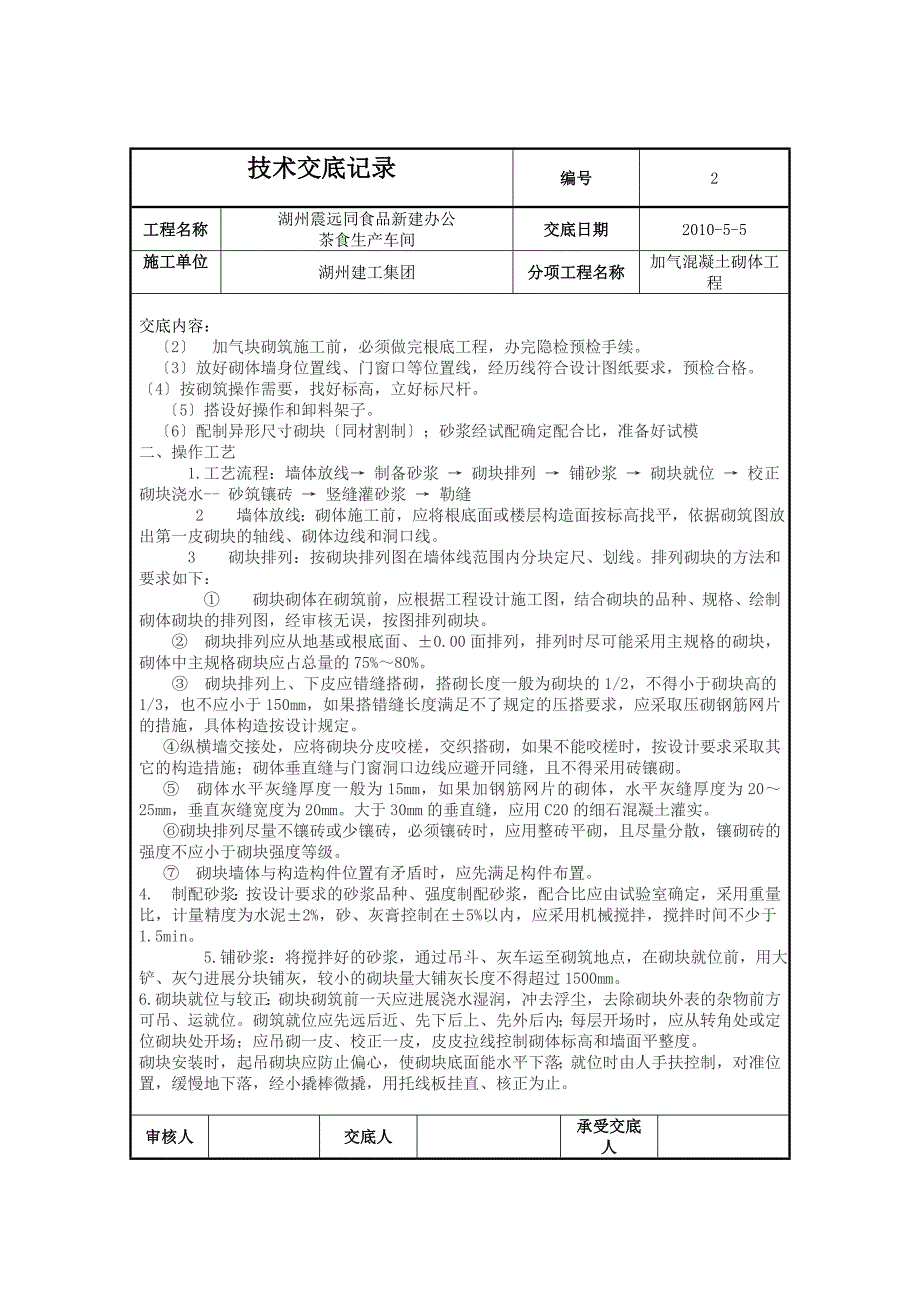 新建办公楼、茶食生产车间加气混凝土砌体工程技术交底（Word版）.doc_第2页