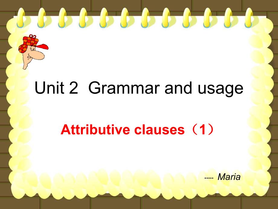 Module1Unit2Grammar定语从句_第1页