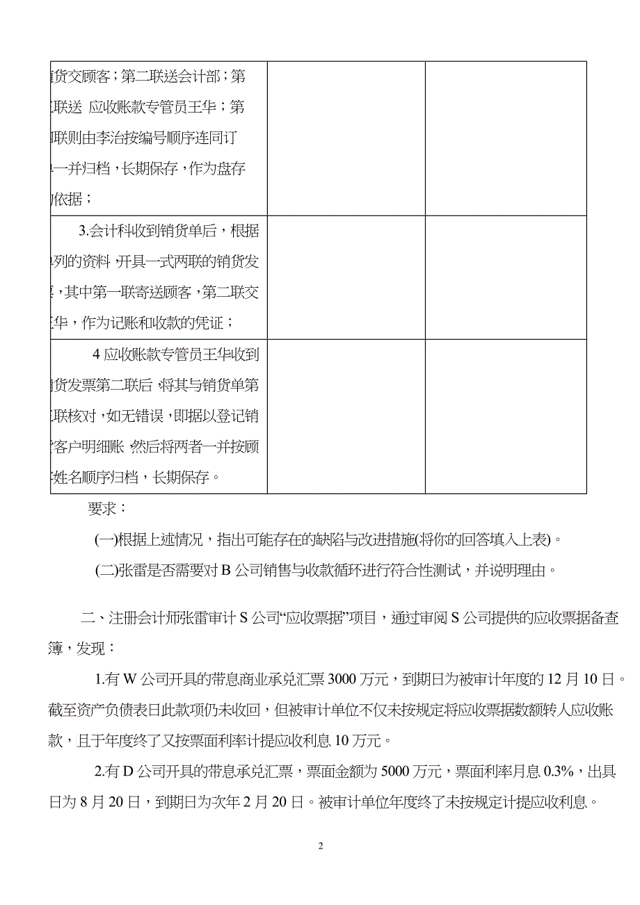 审计案例练习_第2页