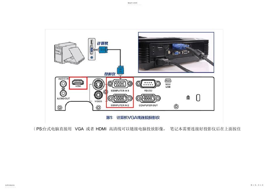 2022年投影仪链接电脑设置_第2页