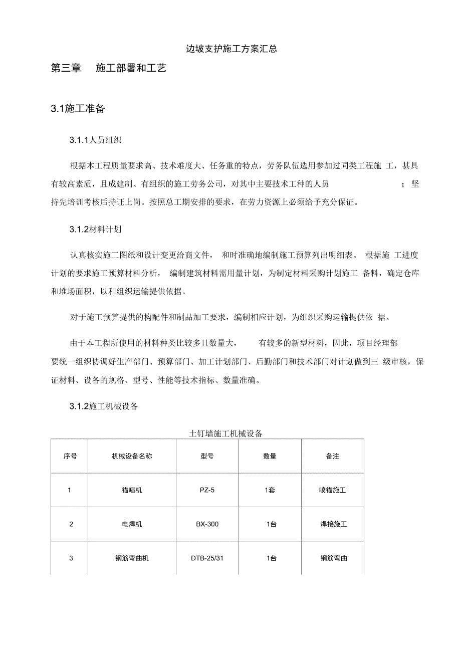 边坡支护施工方案汇总_第5页