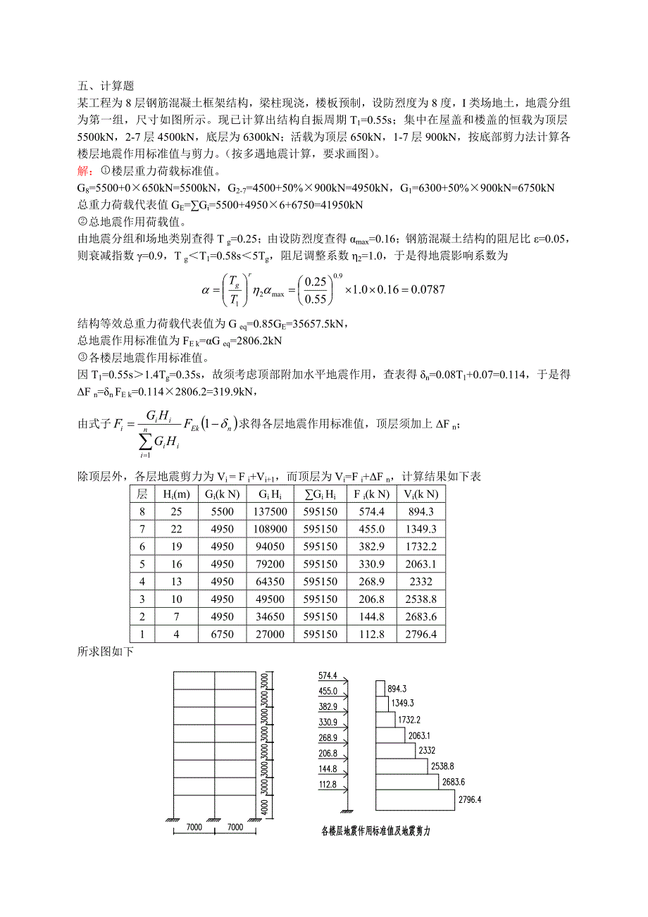 高层建筑结构设计题目及答案_第4页