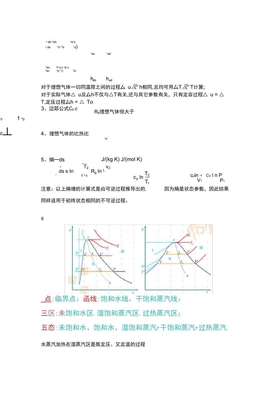 工程热力学复习提纲_第5页