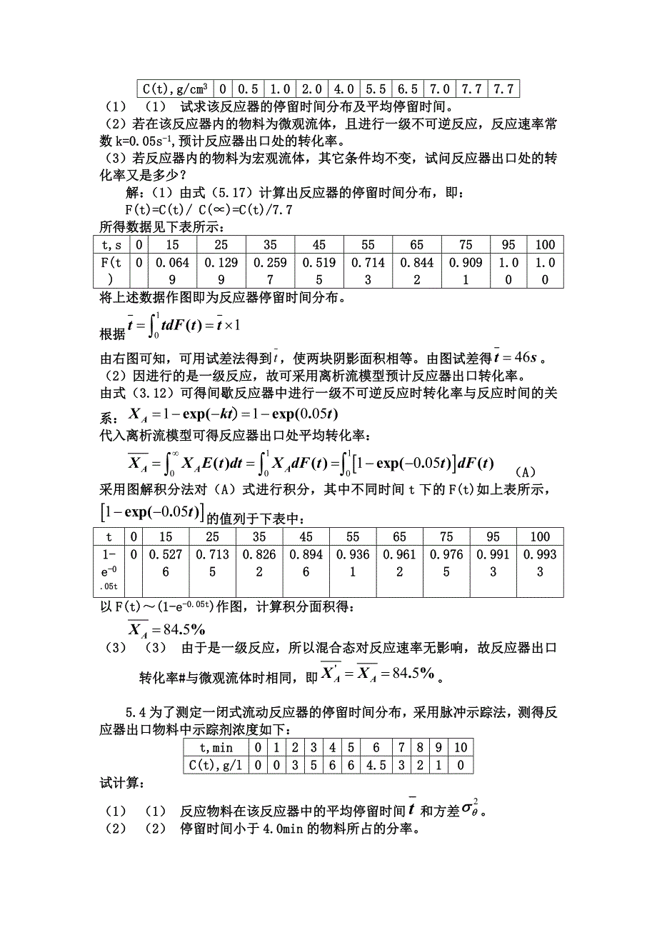 反应工程 天大 李绍芬 第五章.doc_第3页