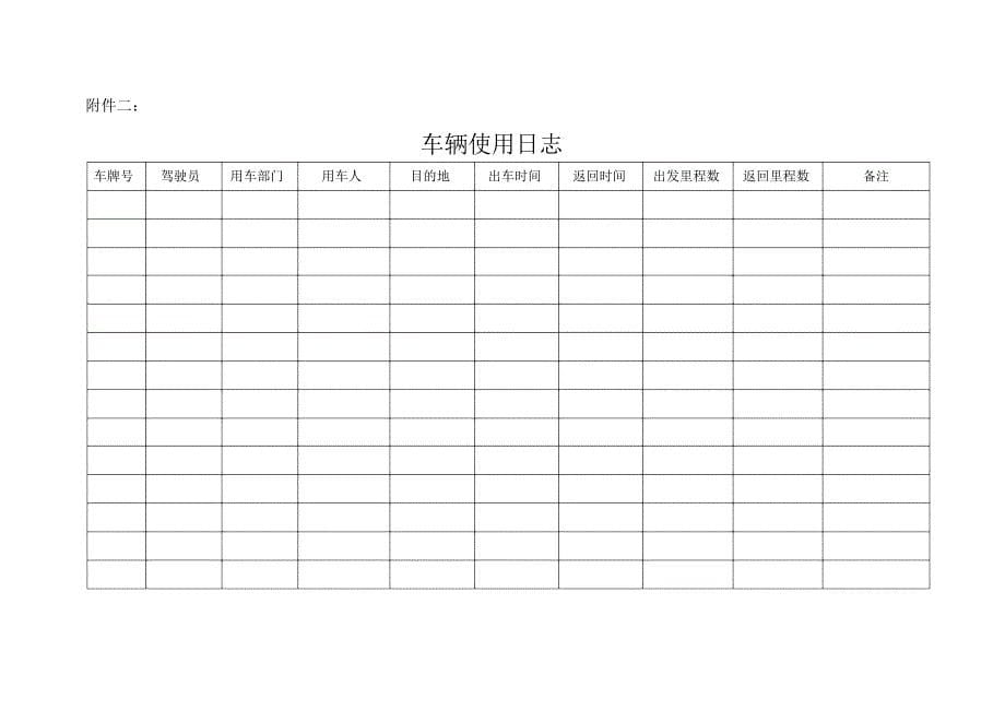 公司车辆管理规定((2013版))_第5页