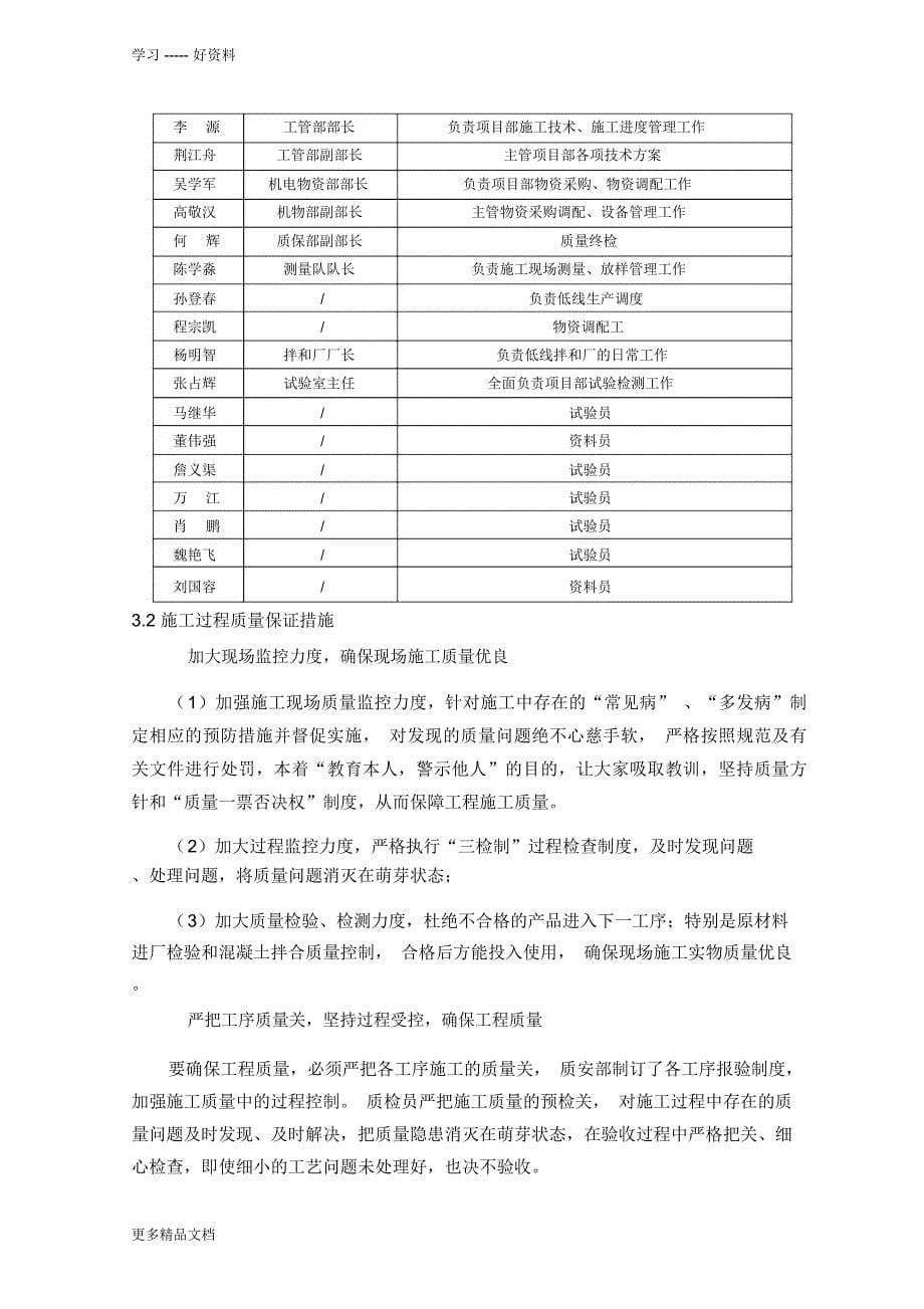 葛洲坝集团两河口低线拌和系统项目部度质量工作总结暨2012年质量工作计划word版本_第5页