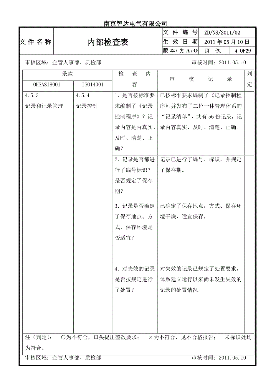 内审检查表3742444803.doc_第4页