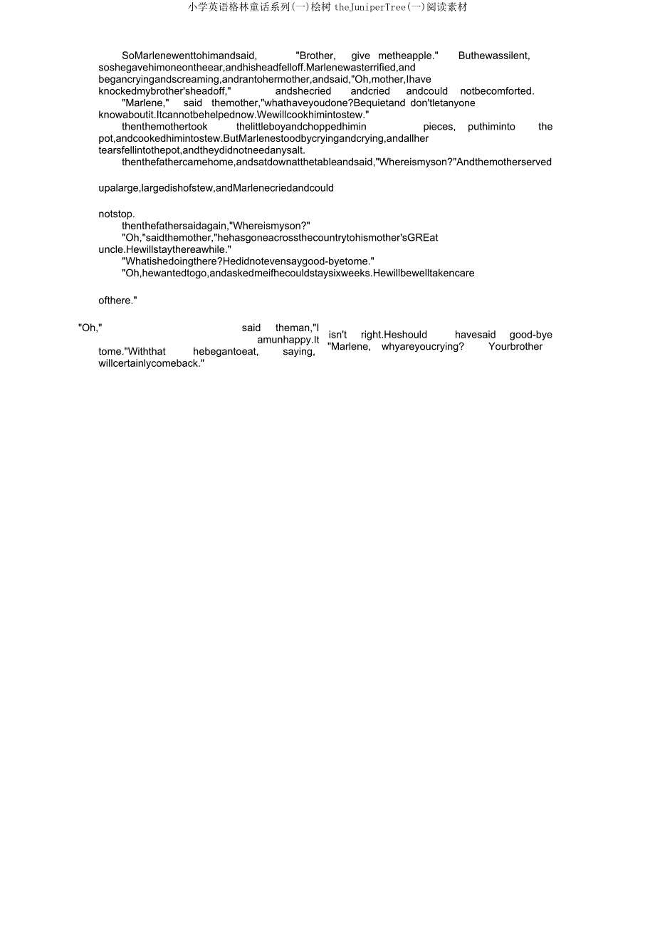 小学英语格林童话系列(一)桧树theJuniperTree(一)阅读素材.doc_第4页