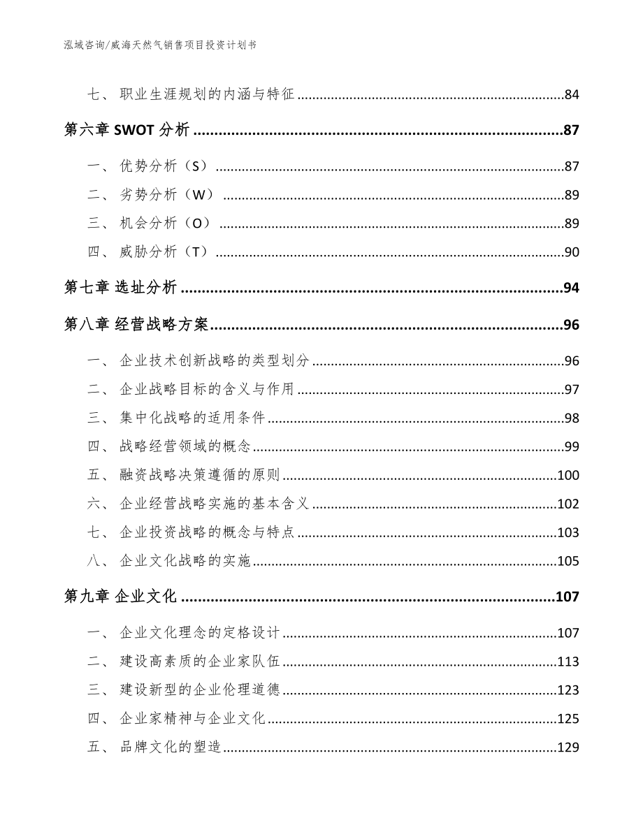 威海天然气销售项目投资计划书_第4页