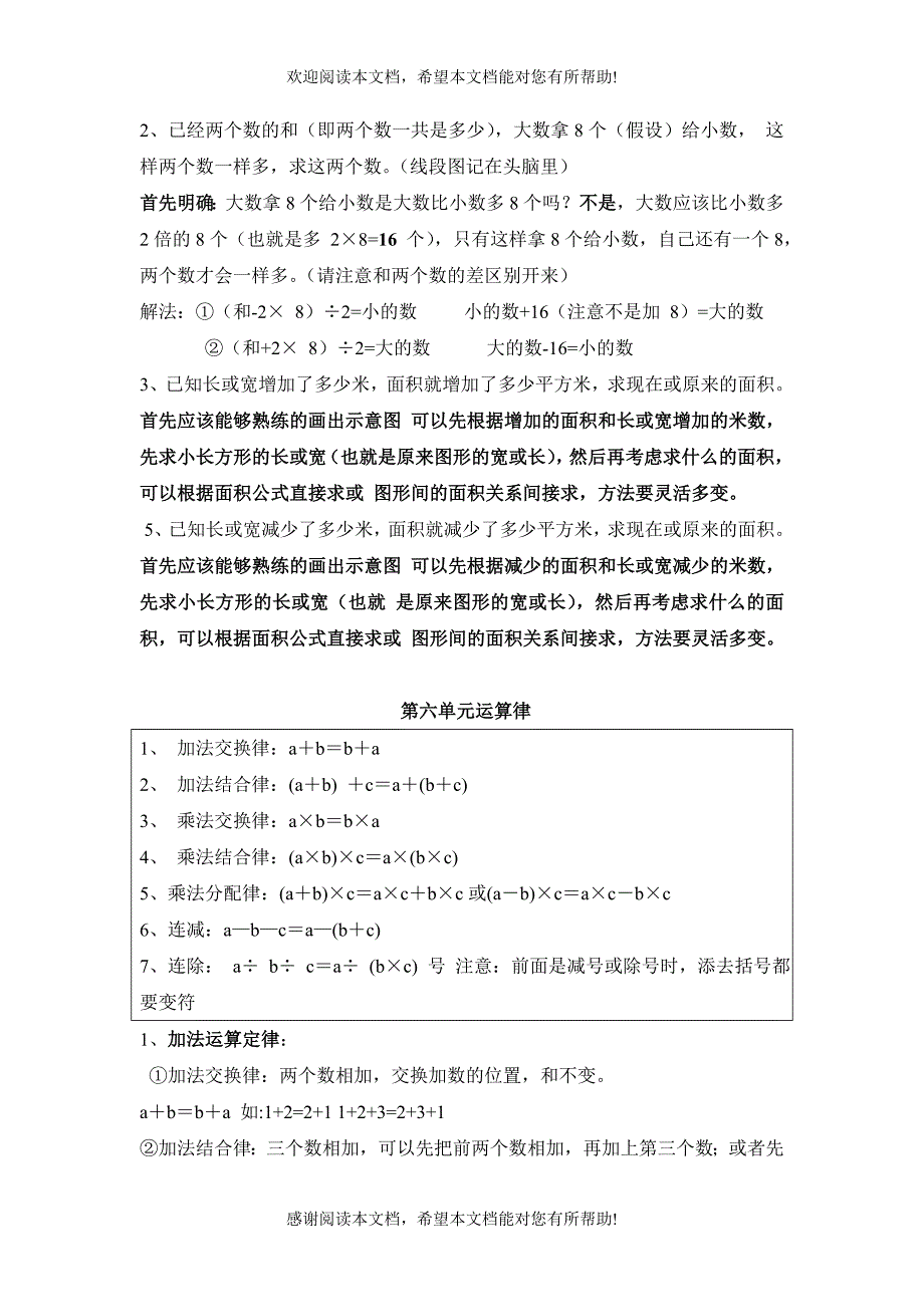 苏教版四年级下册数学知识点总结_第3页