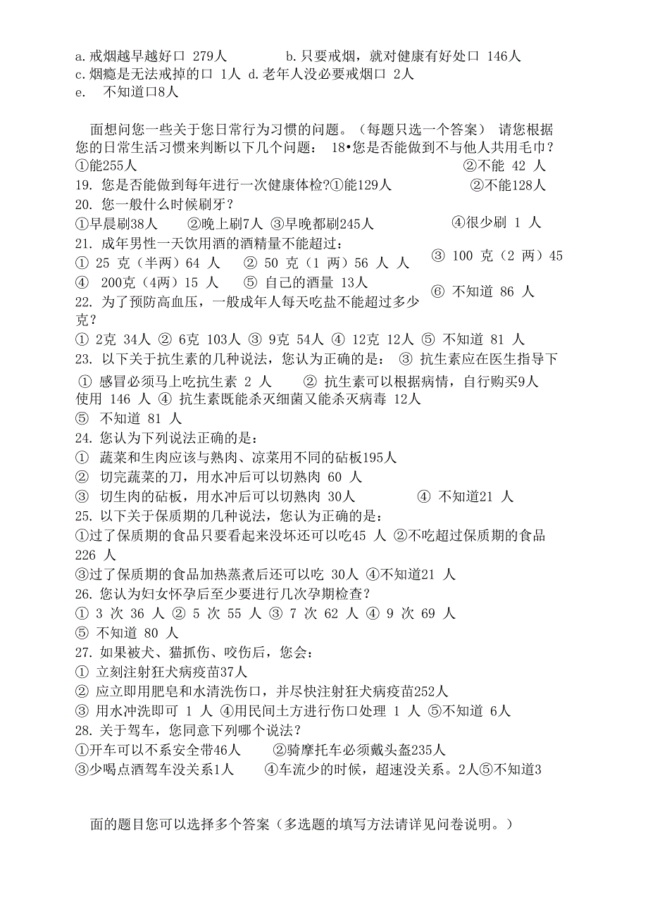 健康素养调查问卷结果_第3页