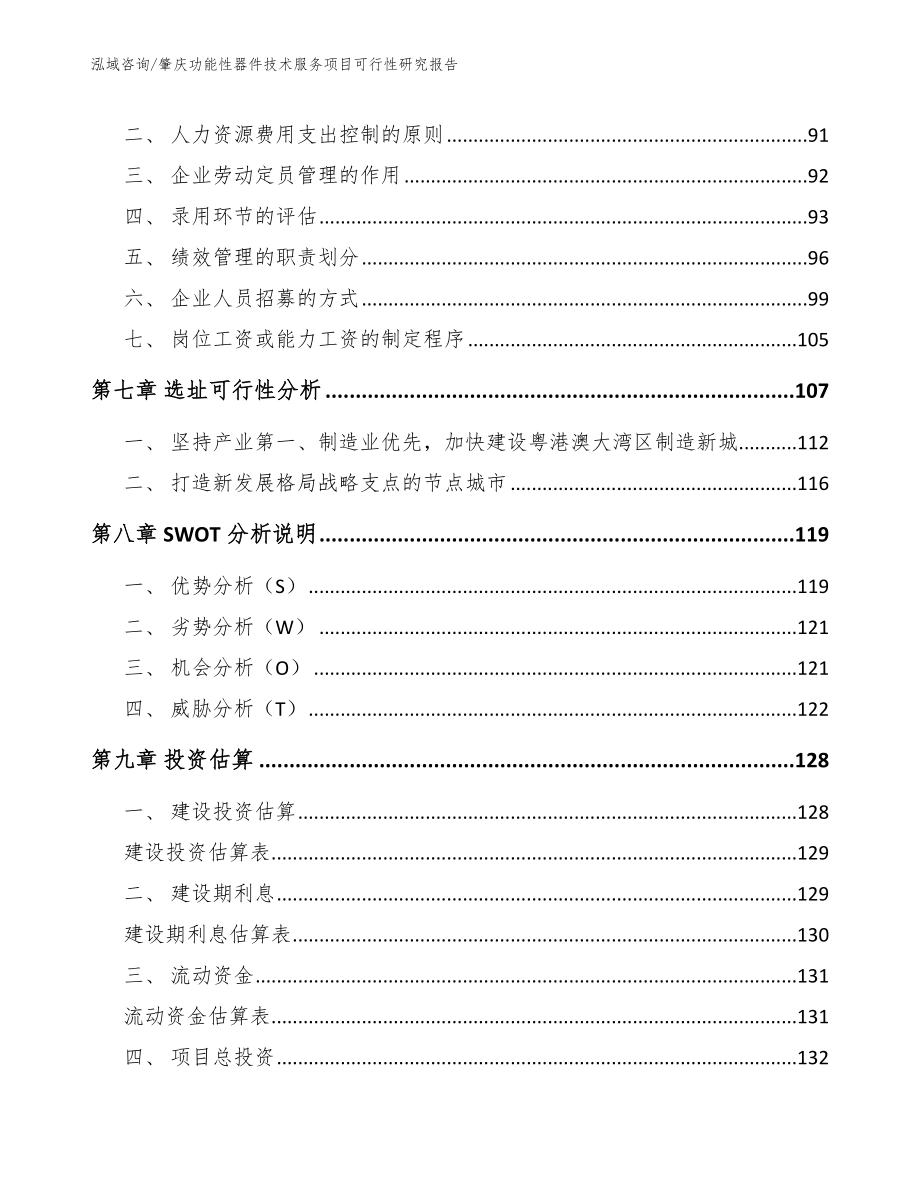 肇庆功能性器件技术服务项目可行性研究报告（模板范本）_第4页