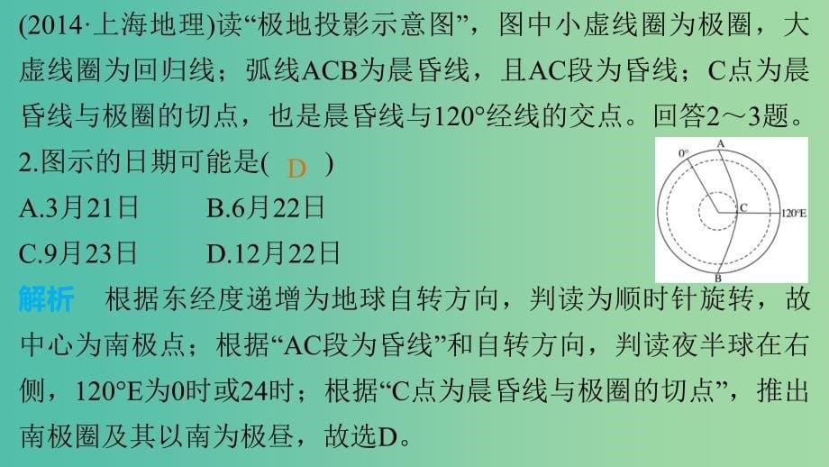 高三地理二轮复习 专题突破一 自然地理基本规律和原理 第1讲 地球的运动规律课件.ppt_第5页