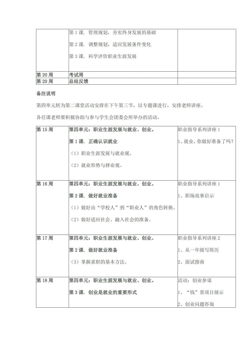 职业道德教学计划_第5页