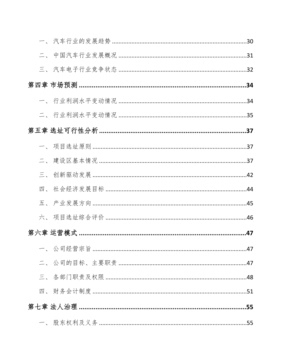 南京汽车电子控制器项目可行性研究报告(DOC 88页)_第3页