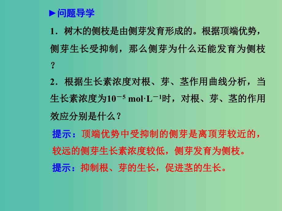 高中生物 3.2生长素的生理作用课件 新人教版必修3.ppt_第2页