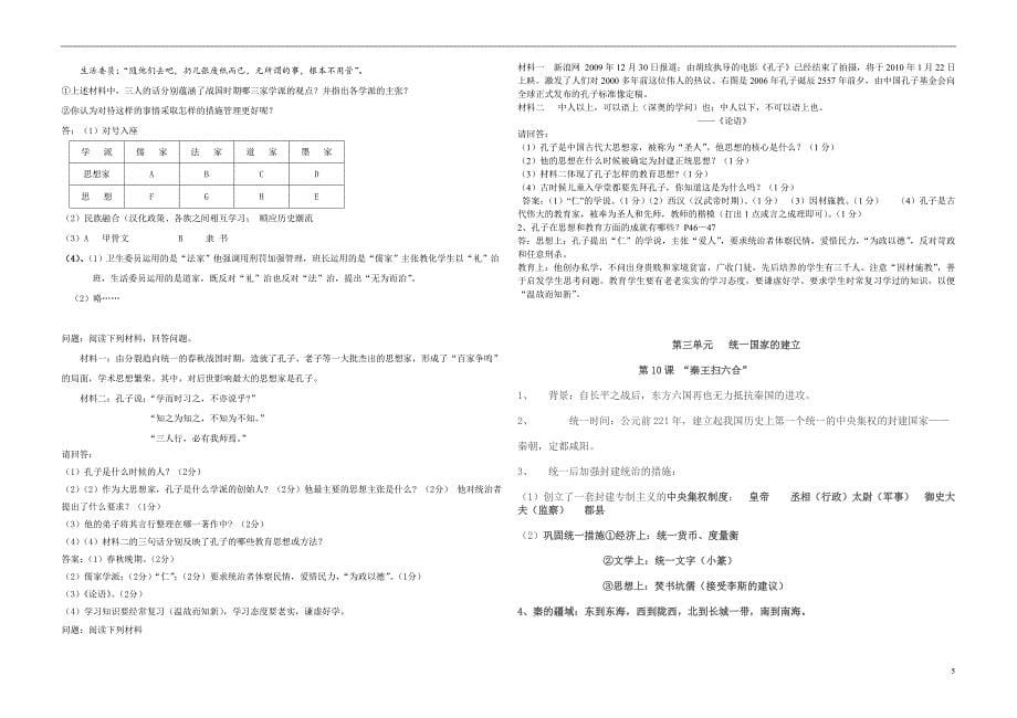 初一历史上册知识点总结(全面).doc_第5页