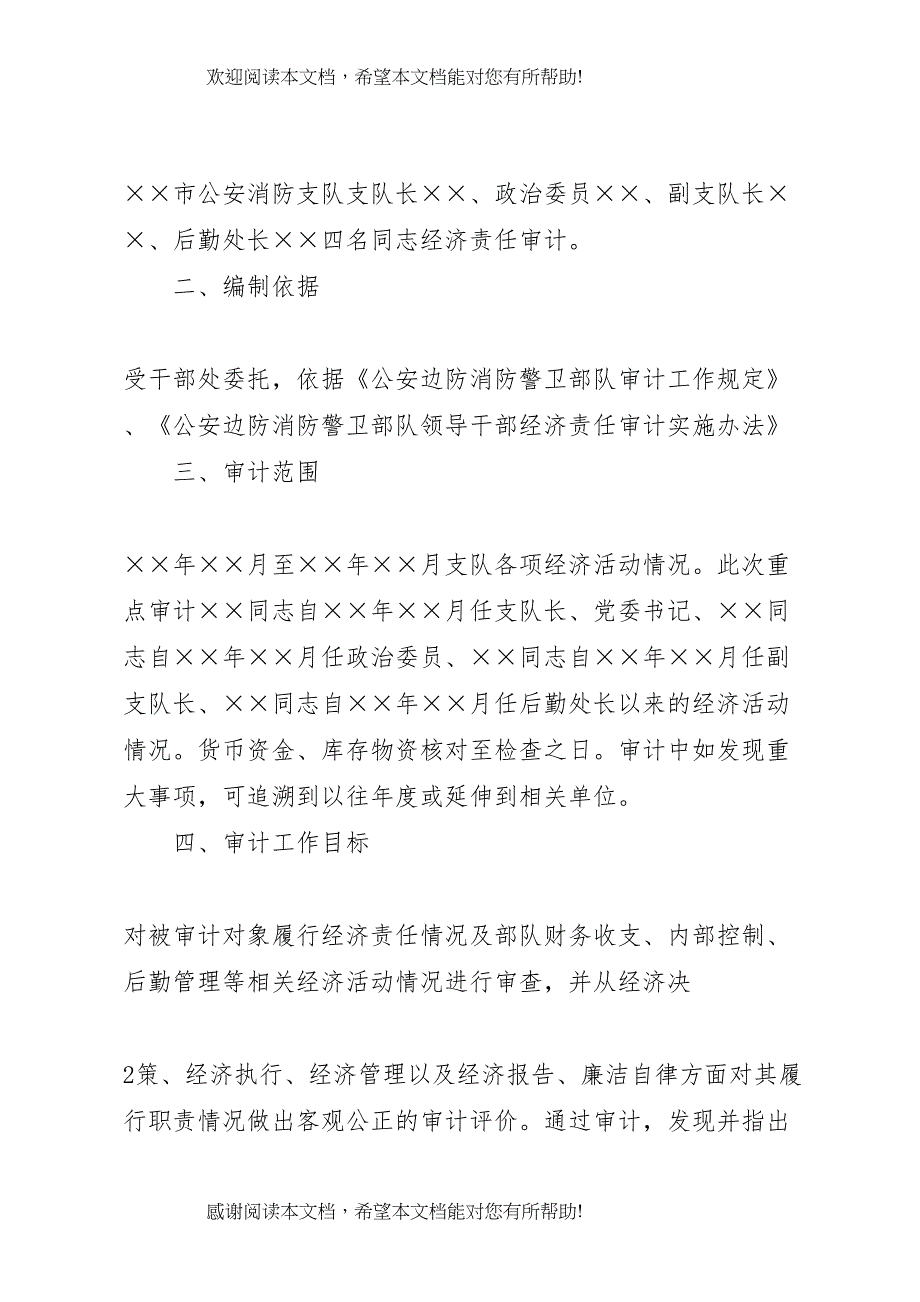 2022年审计工作实施方案_第2页