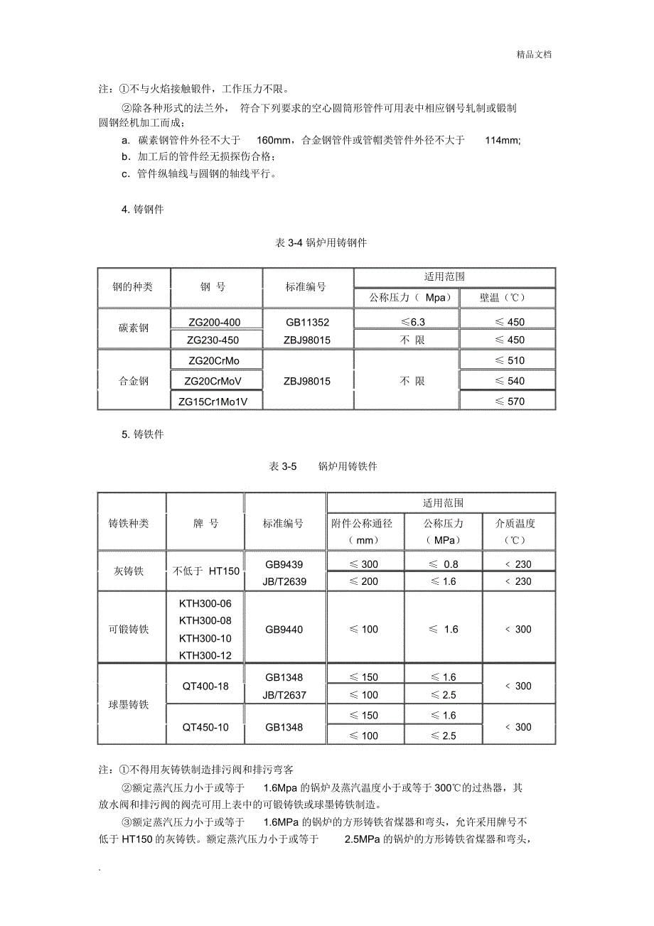 蒸汽锅炉安全技术监察规程_第5页