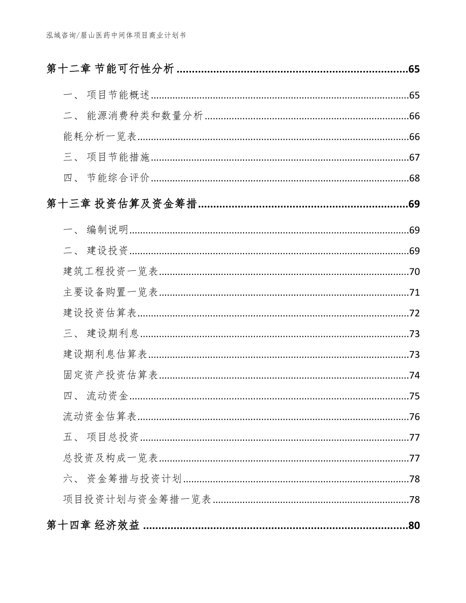 眉山医药中间体项目商业计划书_模板参考_第4页