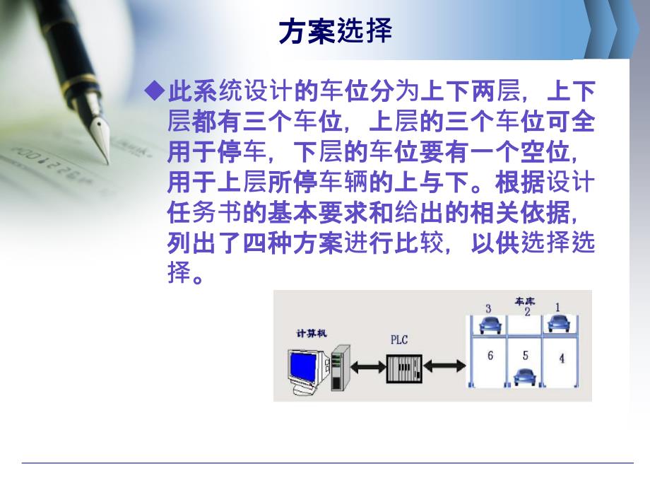 毕业论文答辩PPT立体车库_第4页