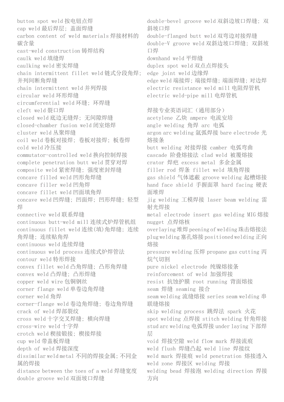 焊接专业术语中英对照_第2页