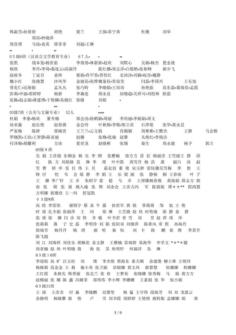 02级1班(汉语言文学专业)_第5页