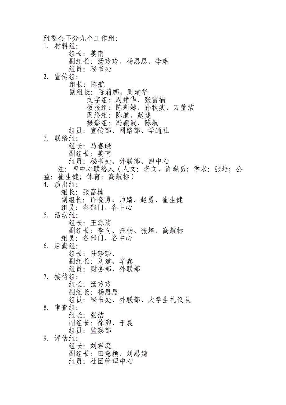 南京审计学院第五届社团巡礼节策划_第3页