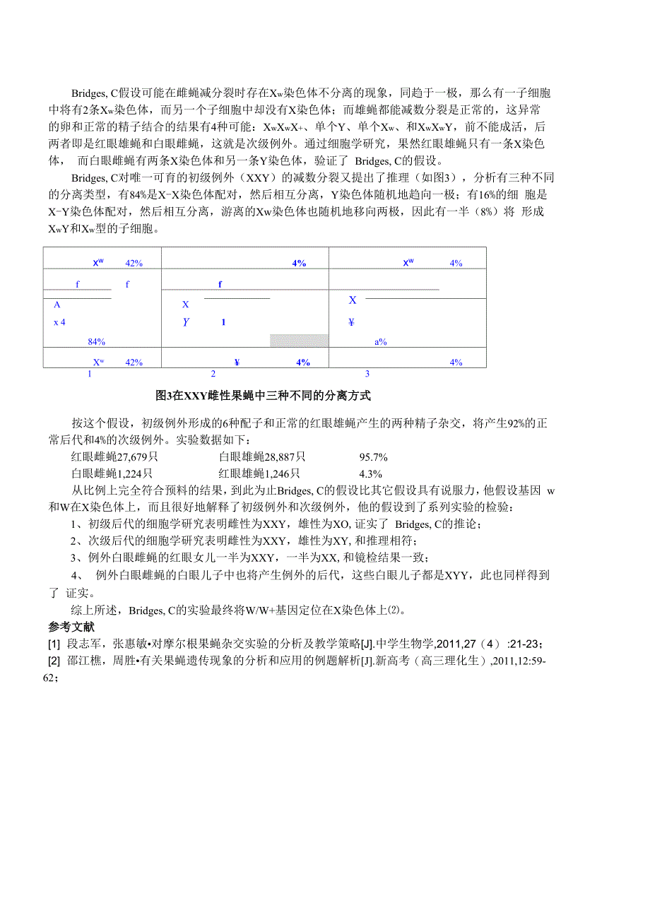 摩尔根果蝇实验的铁证——Bridges C实验邓过房_第3页