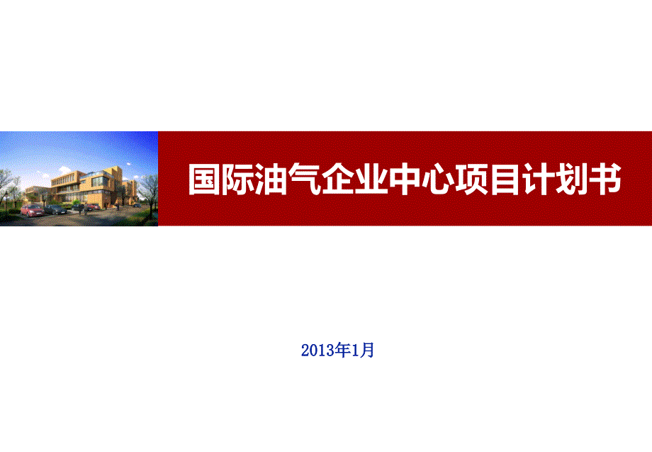 国际油气企业中心项目计划书71P_第1页