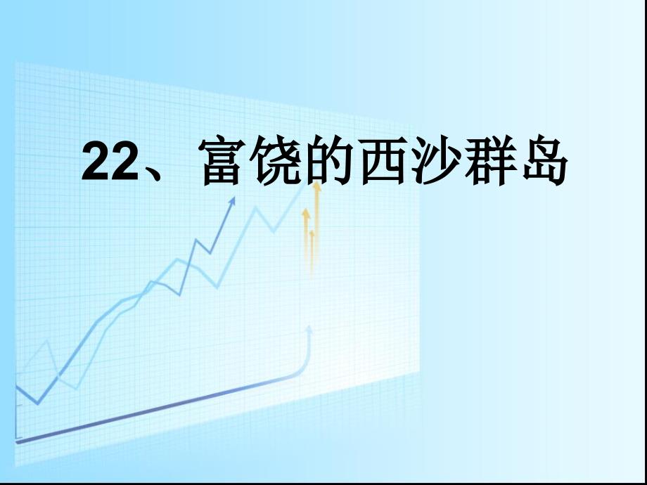 22、《富饶的西沙群岛》课件_第1页